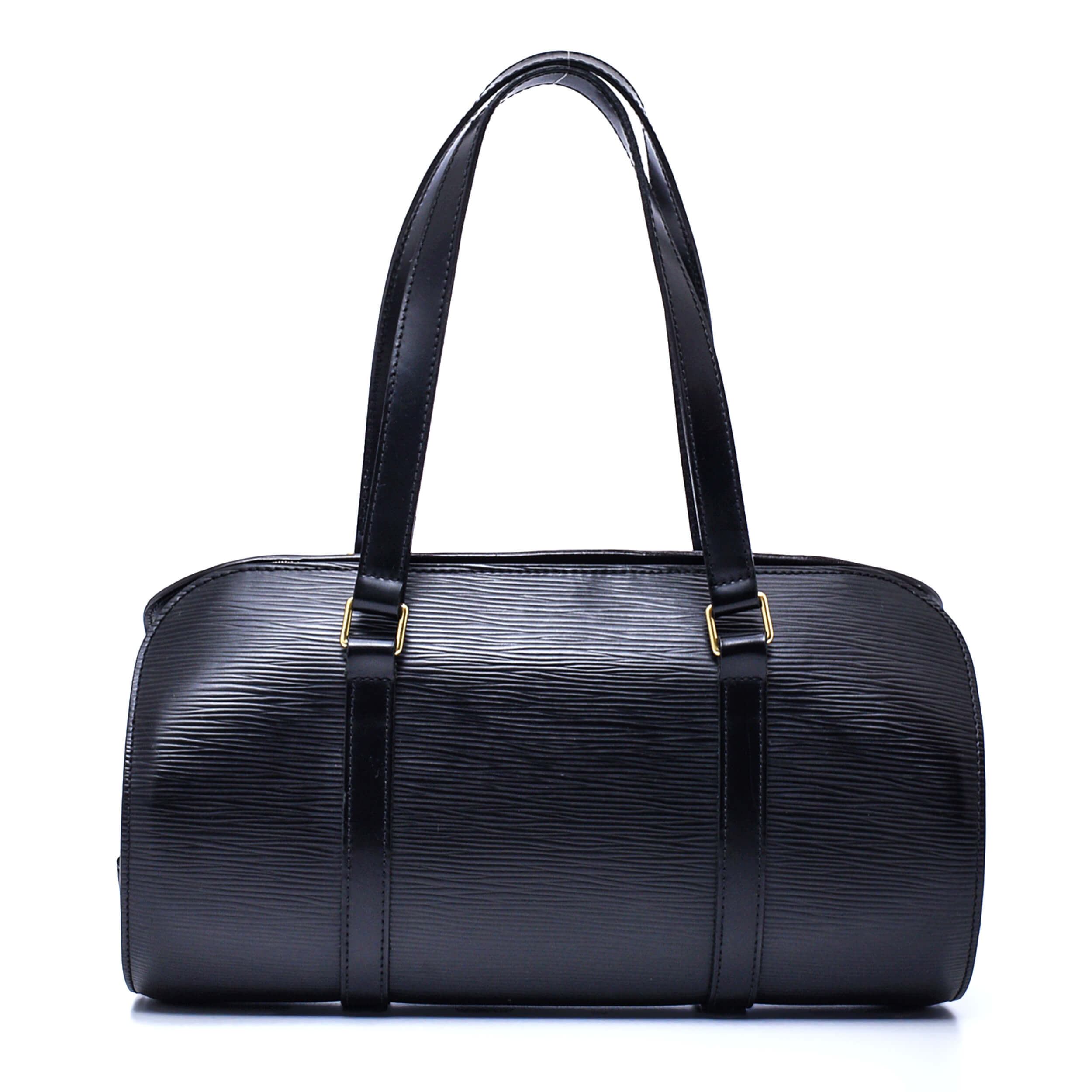 Louis Vuitton - Black Epi Leather Soufflot Satchel Bag 